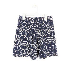 Boden Floral Mini A Line Skirt Preppy Tropical Cottage Nautical Size 2 Petite